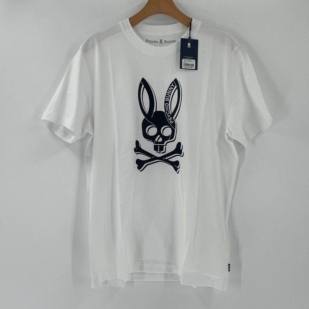 Psycho Bunny Serge Embroidered Graphic Men's Tee 5 | Medium - Picture 3 of 12